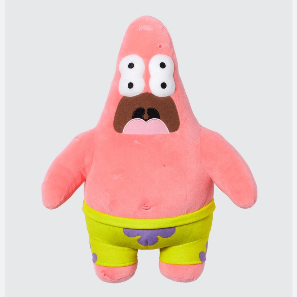 Patrick SpongeBob cactus plant flea market Uniqlo collab plush NWT